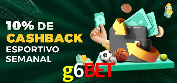 10% de bônus de cashback na g6bet